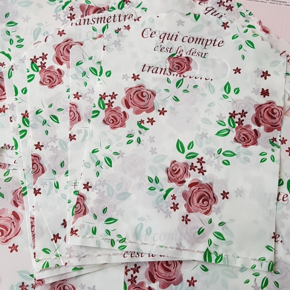 23 pcs Sacs cadeau avec motifs de rose French Loot Bags Favor Bags 5.40x5.75" in - Picture 4 of 5
